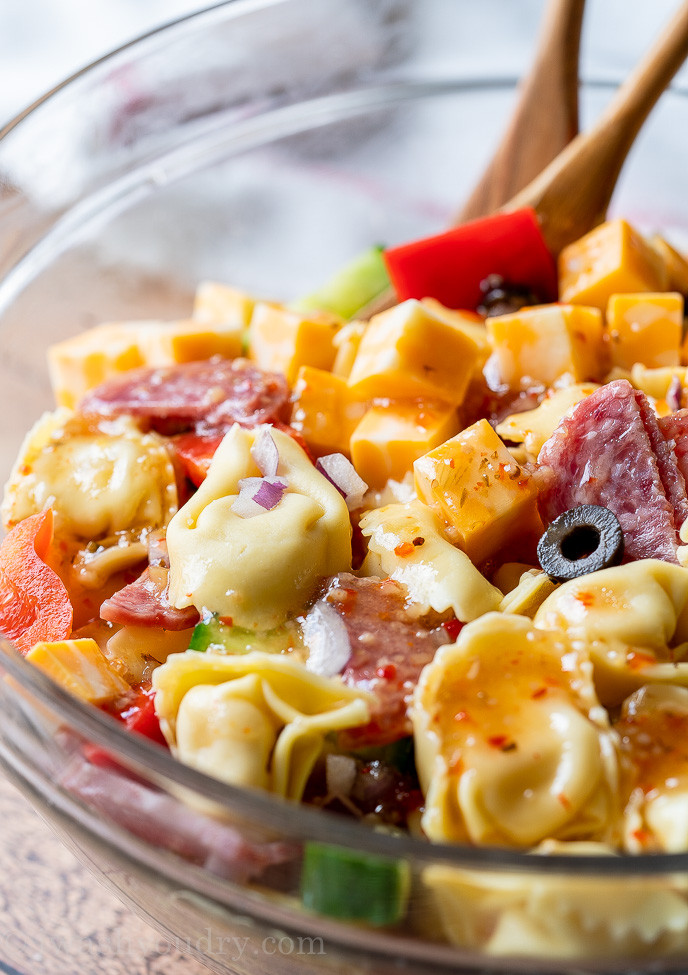 Tortellini Pasta Salad With Italian Dressing
 Italian Tortellini Pasta Salad Recipe