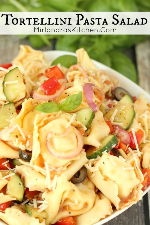 Tortellini Pasta Salad With Italian Dressing
 Tortellini Pasta Salad Mirlandra s Kitchen