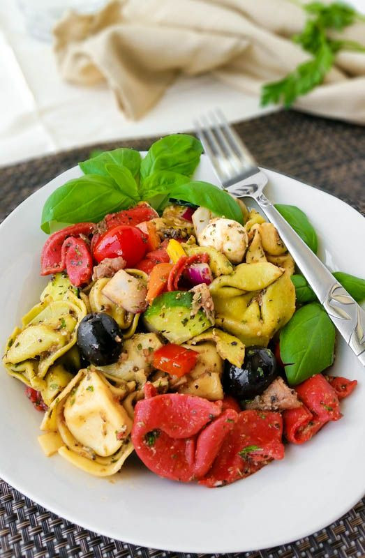 Tortellini Pasta Salad With Italian Dressing
 Italian Style Tortellini Pasta Salad with Citrus Balsamic