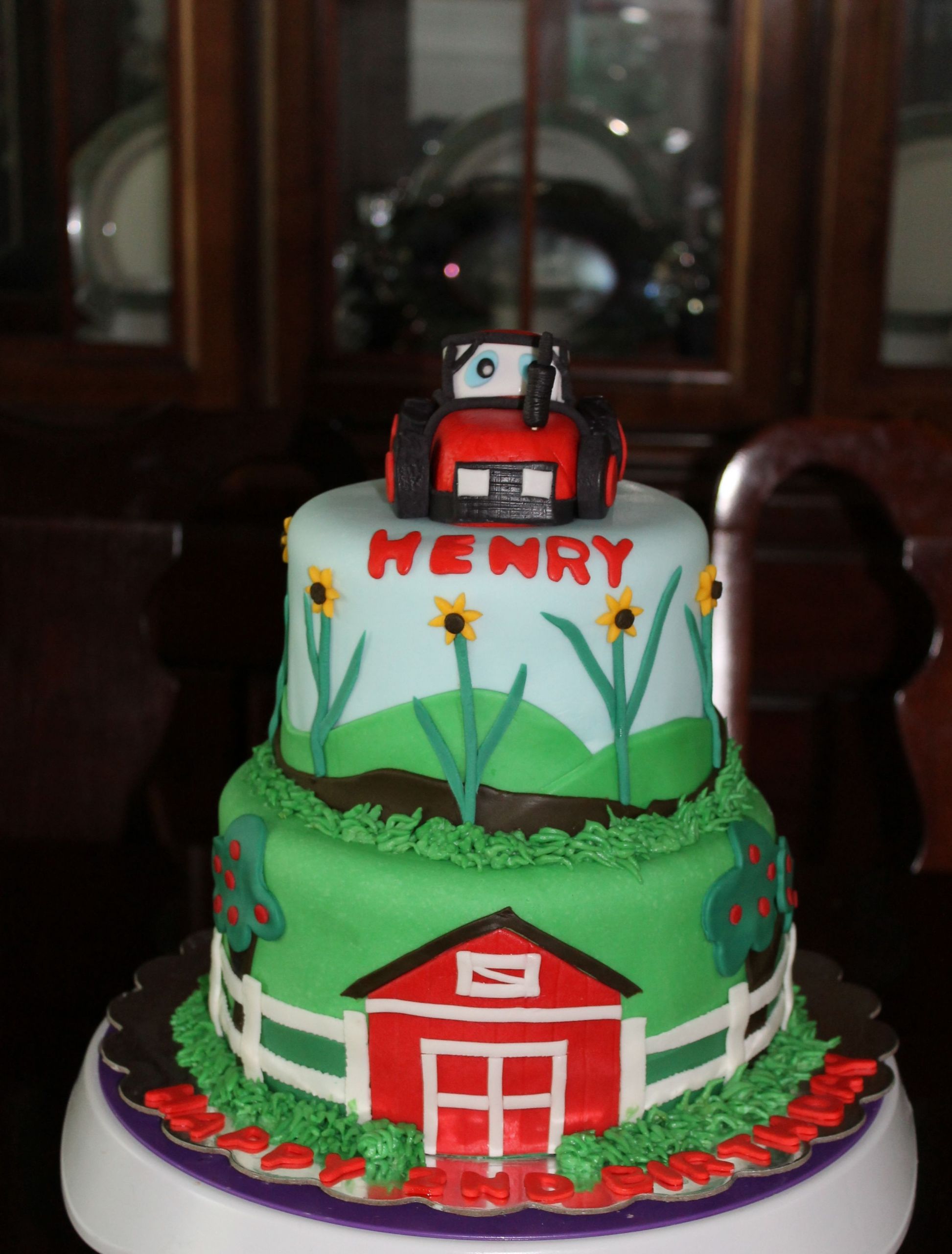 Tractor Birthday Cake
 tractor birthday cakes