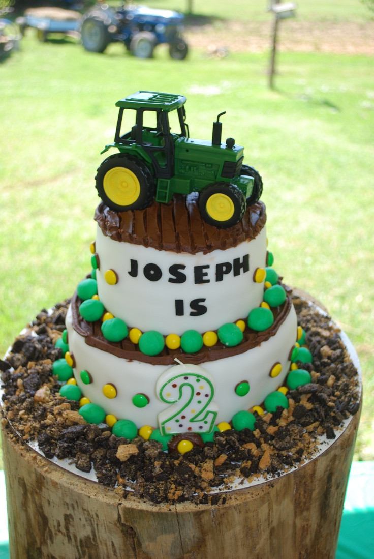 Tractor Birthday Cake
 223 best John Deere Cakes images on Pinterest