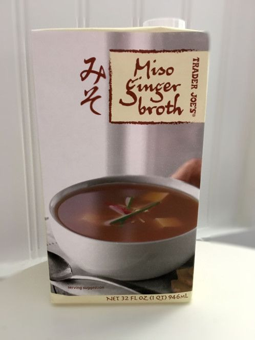 Trader Joe'S Rice Noodles
 Trader Joe’s Miso Ginger Broth and Fresh Rice Noodles