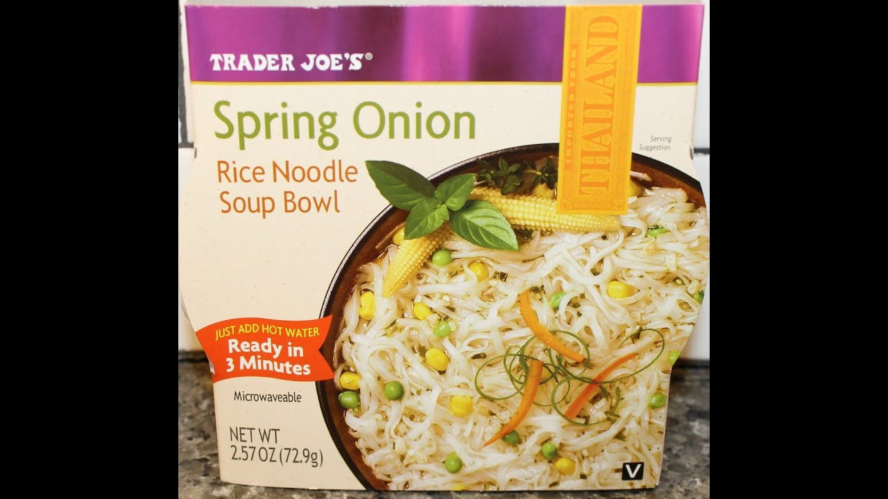 Trader Joe'S Rice Noodles
 Trader Joe’s Spring ion Rice Noodle Soup Bowl Review