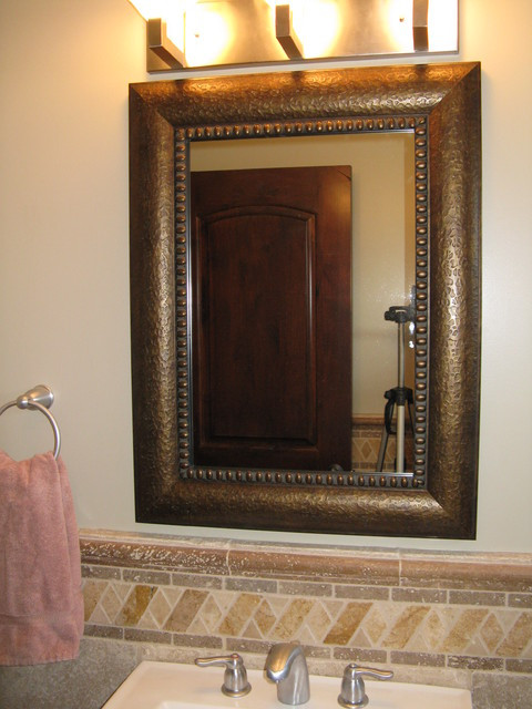 Traditional Bathroom Mirror
 Mirror Frame Kit Traditional Bathroom Mirrors salt