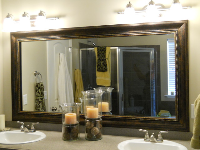 Traditional Bathroom Mirror
 Mirror Frame Kit Traditional Bathroom Mirrors Salt