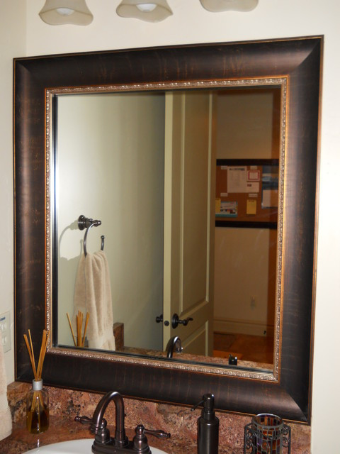 Traditional Bathroom Mirror
 Mirror Frame Kit Traditional Bathroom Salt Lake City