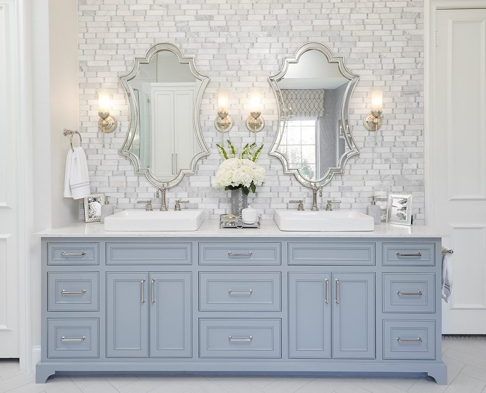 Traditional Bathroom Mirror
 35 Fascinating Mosaic Bathroom Mirror Home Family