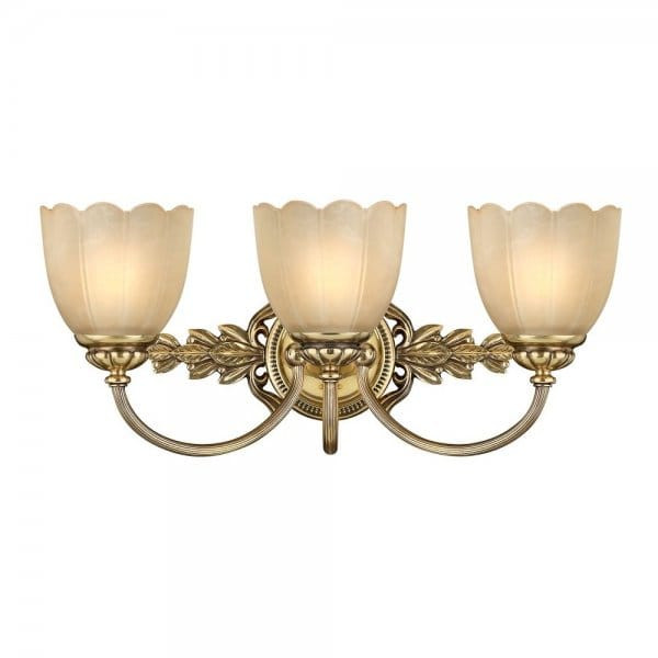 Traditional Bathroom Mirror
 Traditional Bathroom Over Mirror Wall Light in Brass w