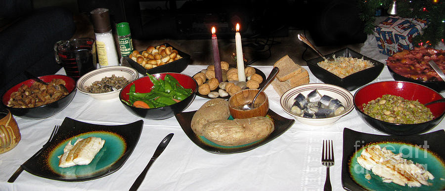 Traditional Christmas Eve Dinner
 For Two Traditional Lithuanian Christmas Eve Dinner