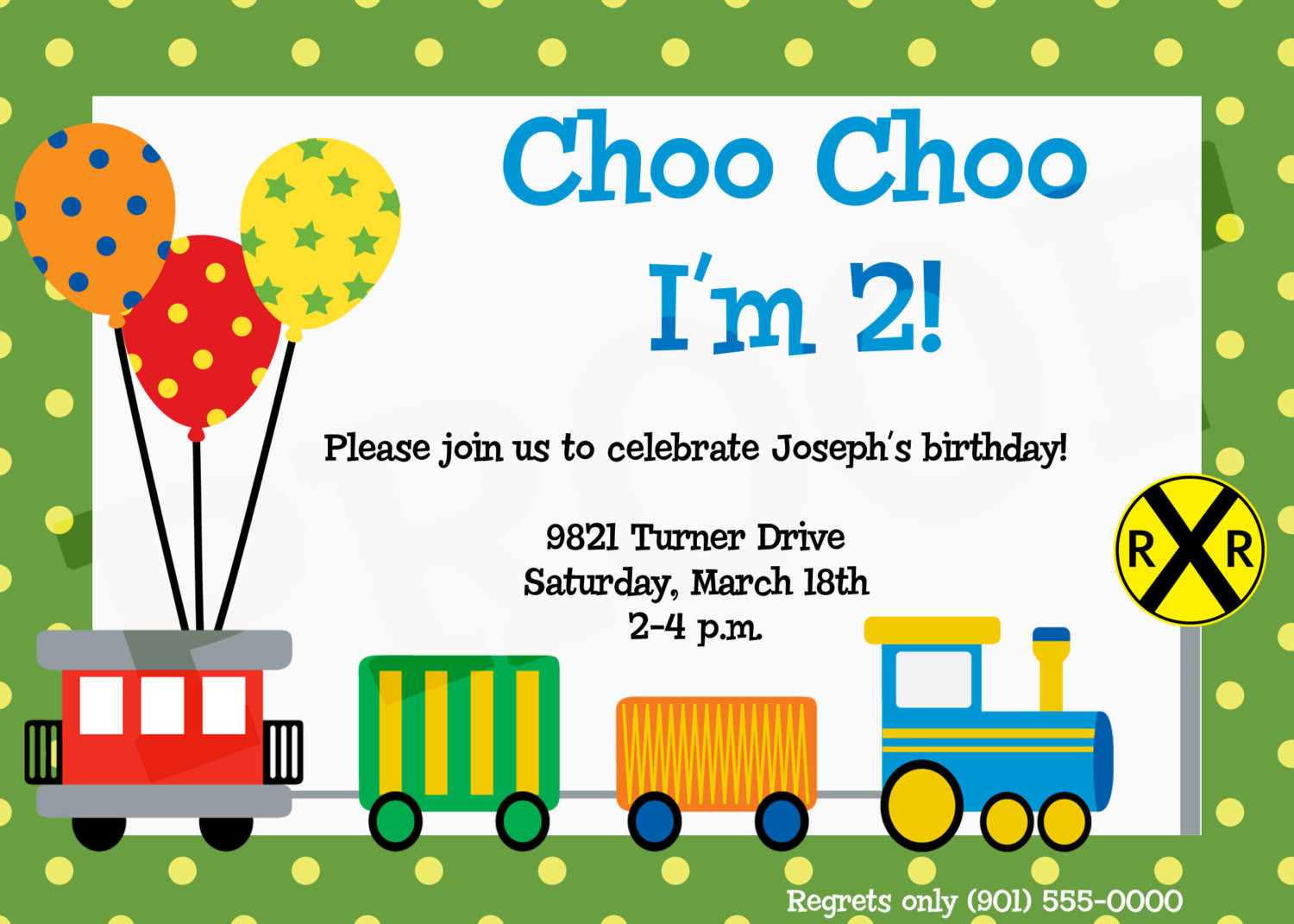 Train Birthday Invitation
 Train Birthday Train Party Train Invitation Train Birthday