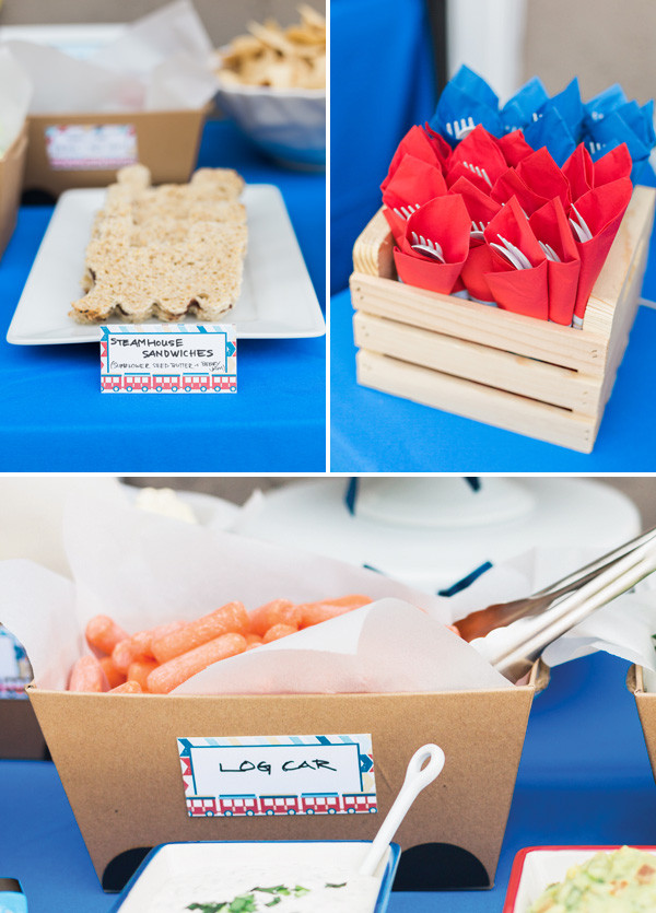 Train Birthday Party Food Ideas
 Crafty & Modern Train Themed 2nd Birthday Party Hostess