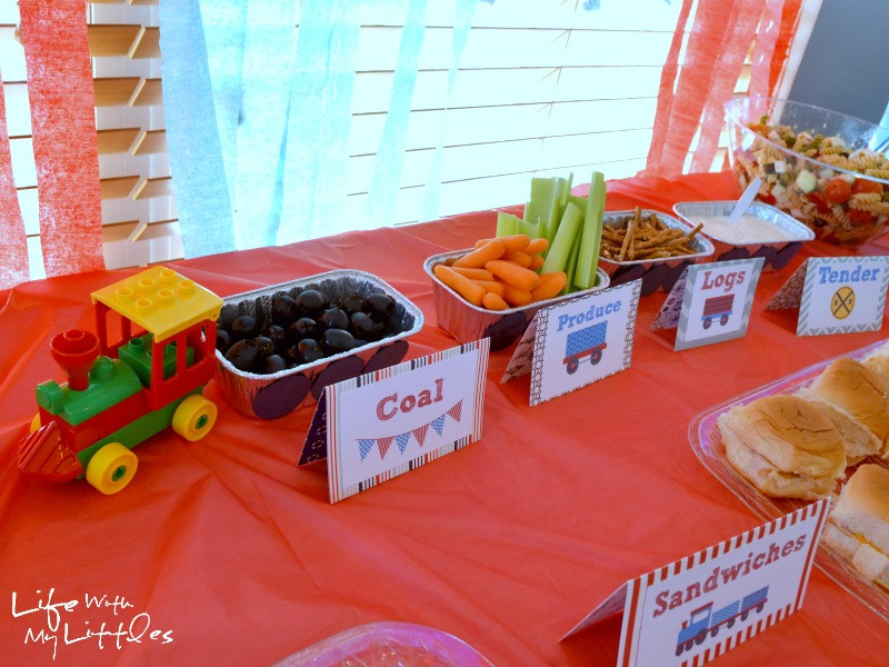 Train Birthday Party Food Ideas
 Little J s Train Birthday Party Life With My Littles