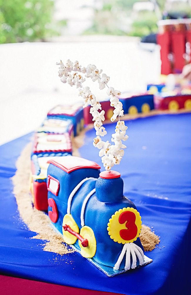 Train Cakes For Birthdays
 493 best Train cake images on Pinterest