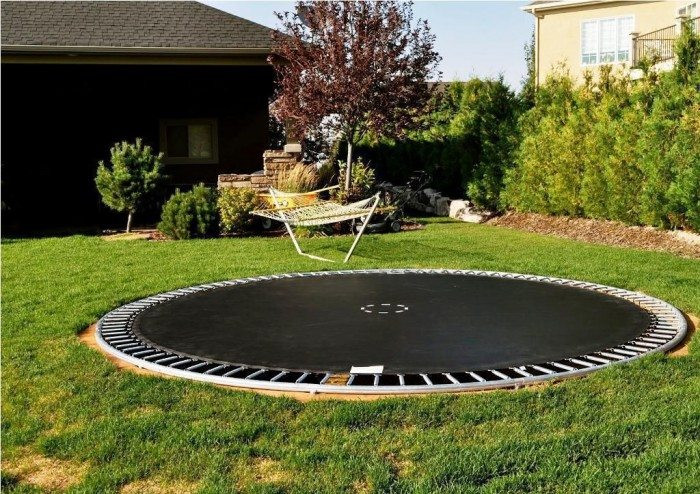 Trampolines For Backyard
 Fun Outdoor Backyard Trampoline