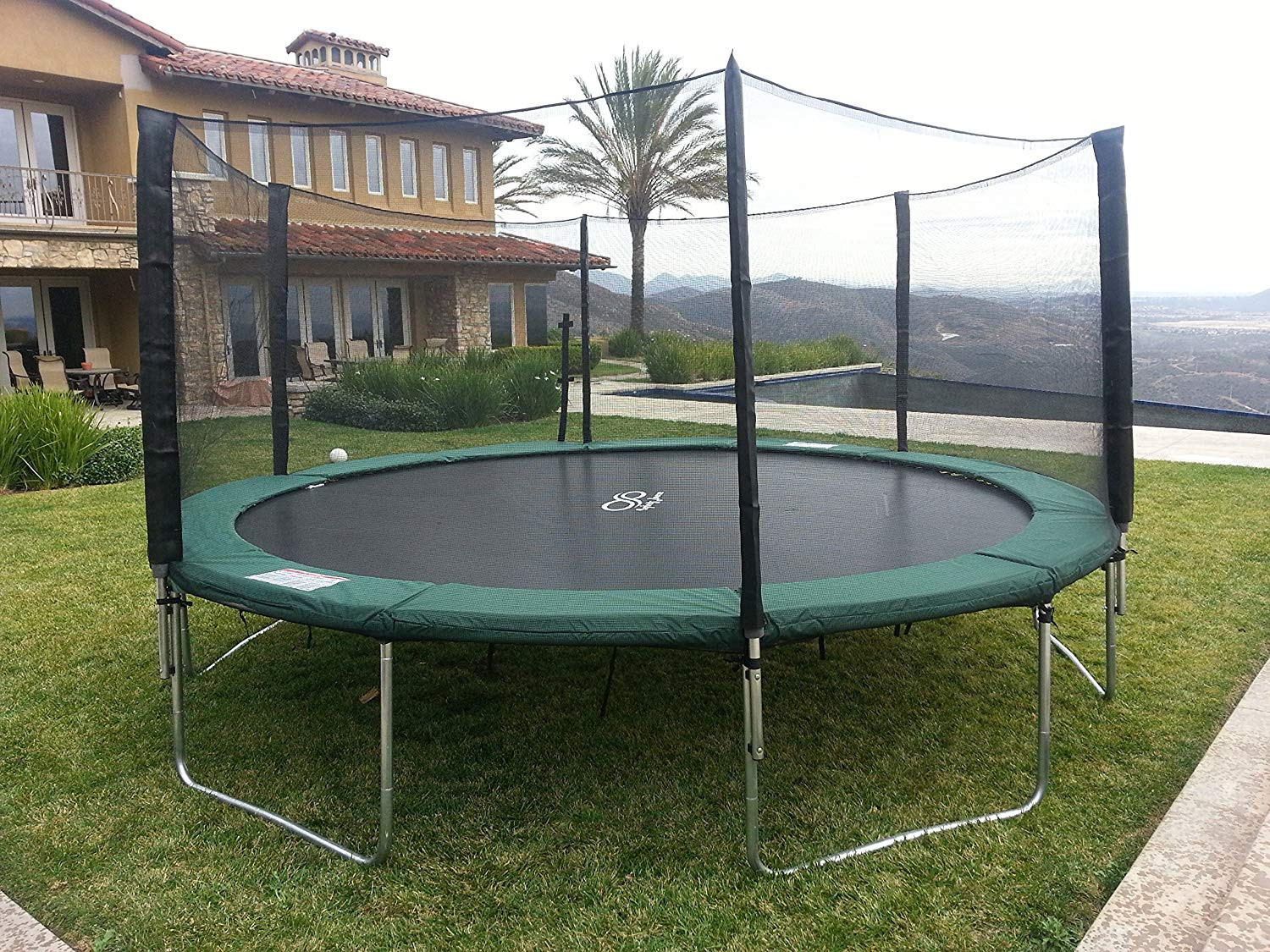 Trampolines For Backyard
 16 Ft Trampoline in Backyard Trampolizing