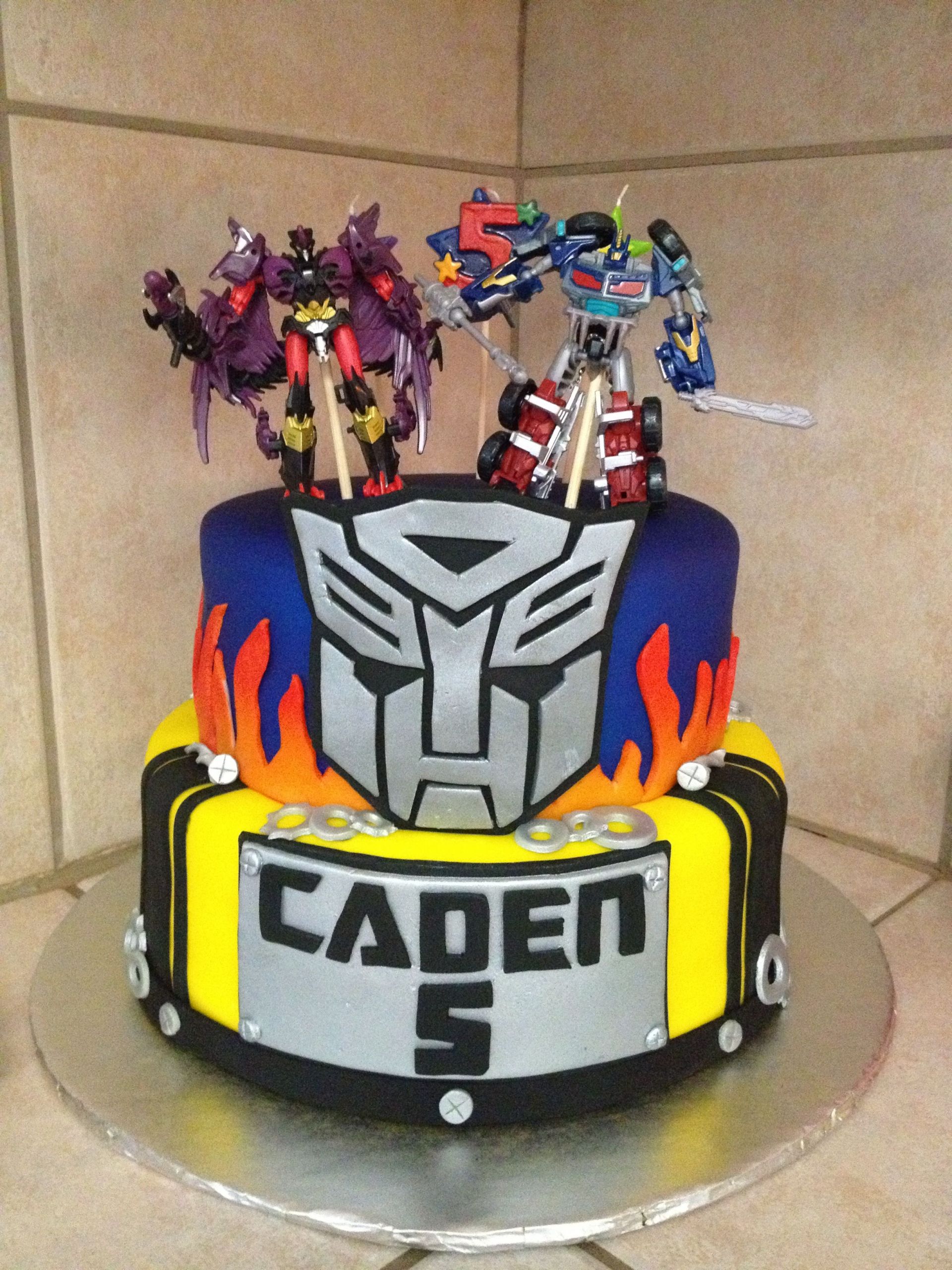 Transformers Birthday Cake
 Transformers cake idea