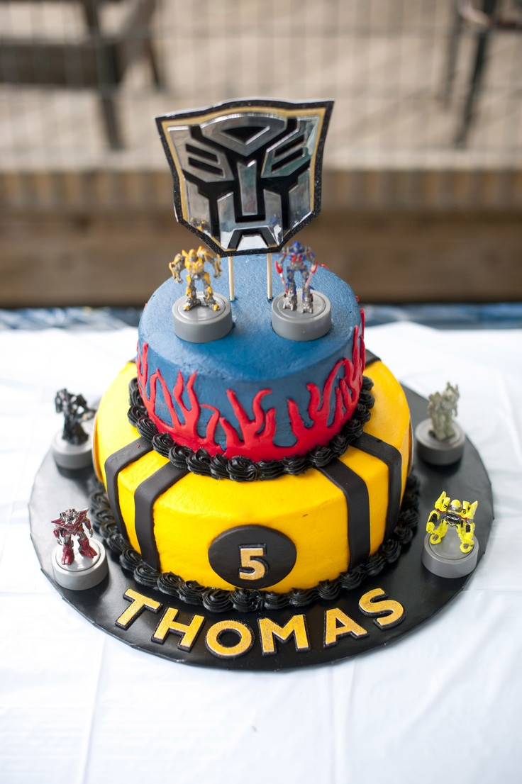 Transformers Birthday Cake
 Southern Blue Celebrations Transformer Cake Cupcake and