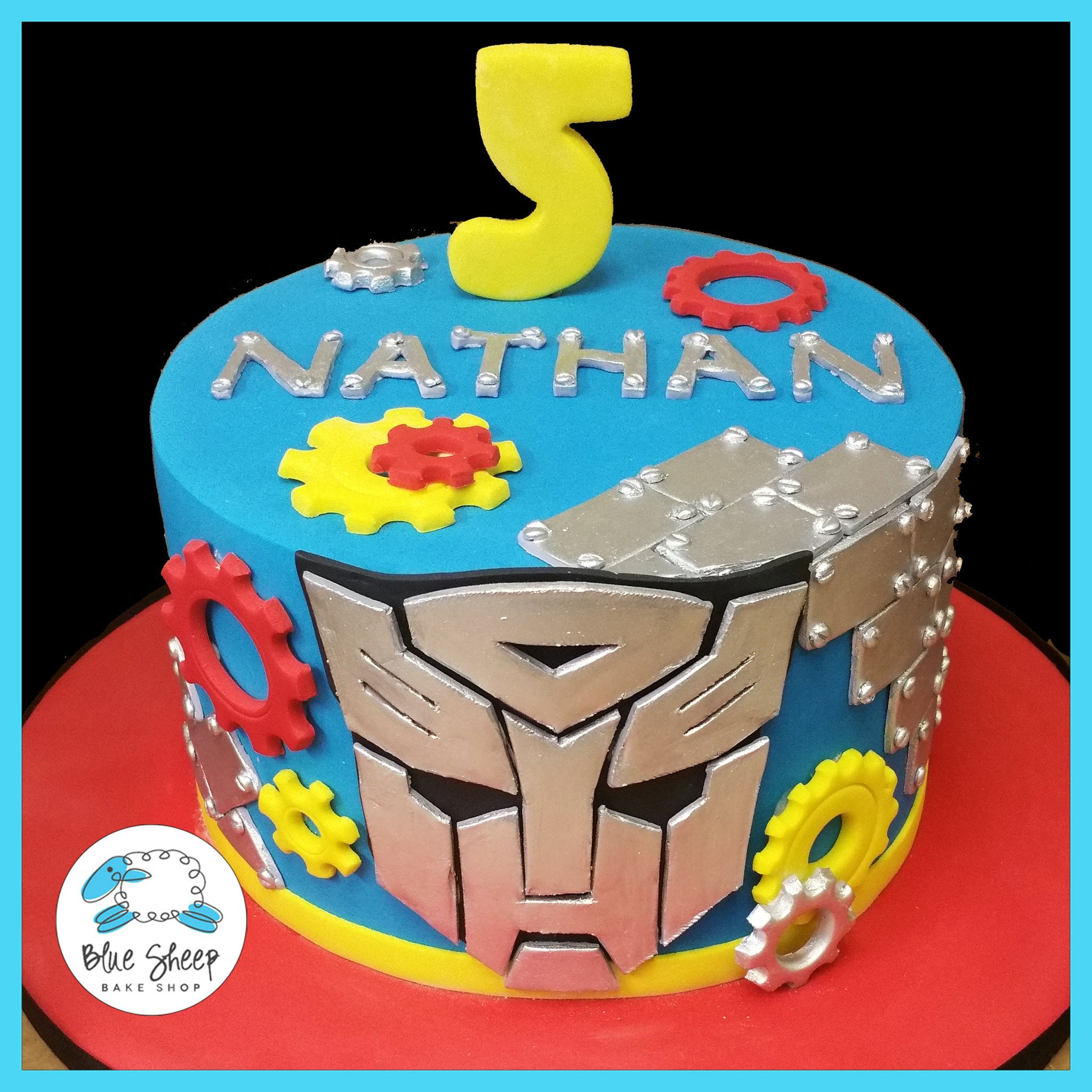 Transformers Birthday Cake
 Transformers Birthday Cake