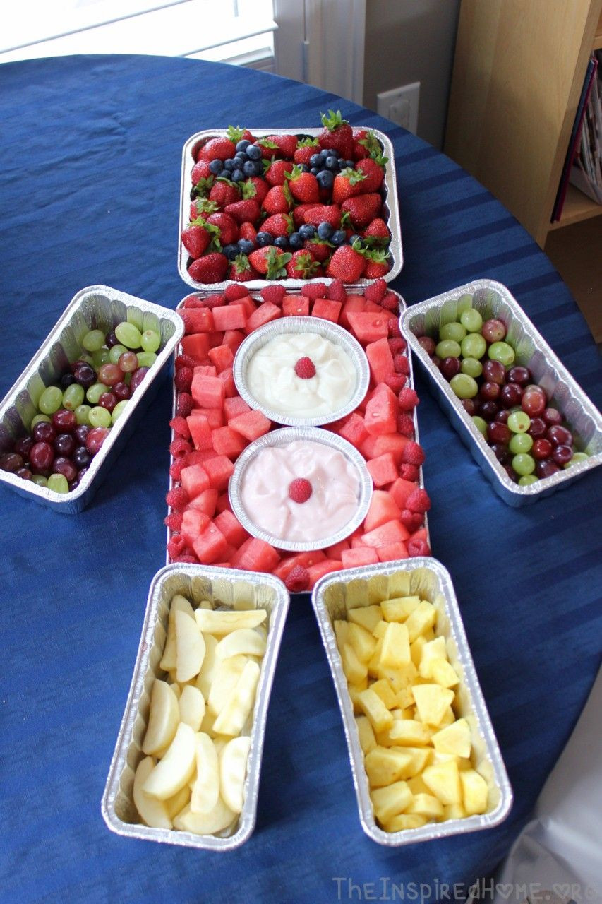 Transformers Birthday Party Food Ideas
 Robot Birthday Party Fruit & Veggie Trays