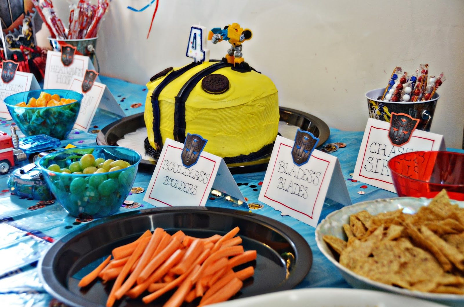 Transformers Birthday Party Food Ideas
 Rescue Bot Birthday Party Ideas