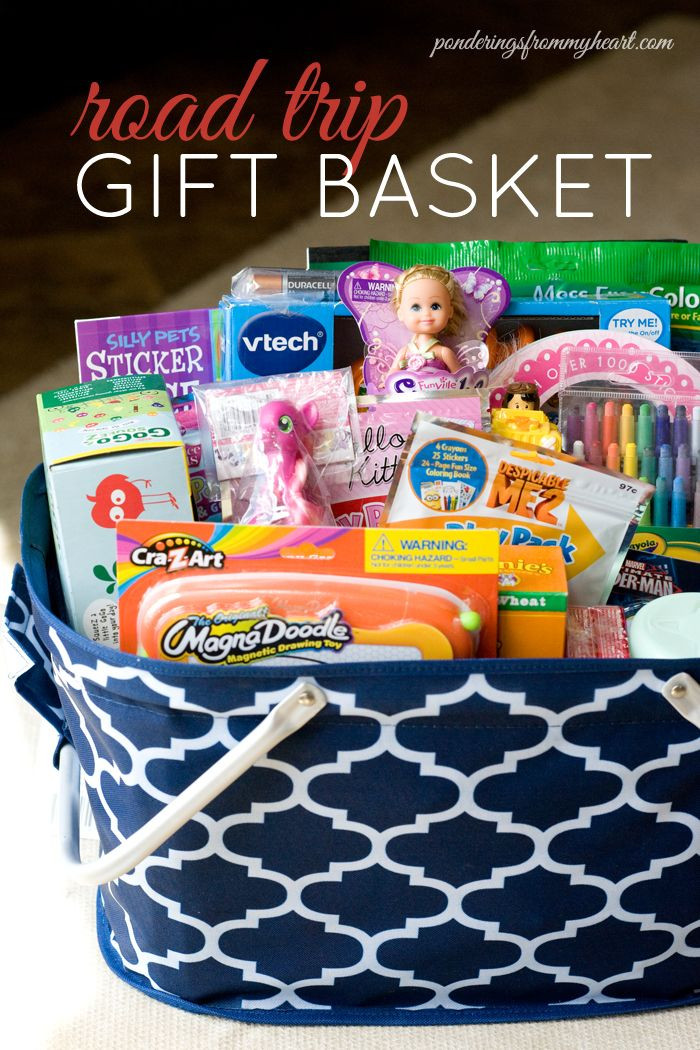 Travel Gift Basket Ideas
 Road Trip Gift Basket