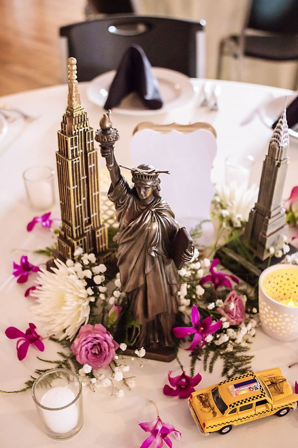 Travel Themed Wedding Centerpieces
 haley & amit’s travel themed wedding