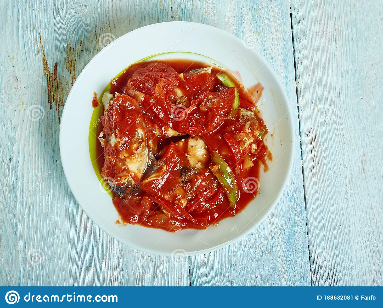 Trinidad Stew Fish
 Trinidadian fish stew stock image Image of tomatoes