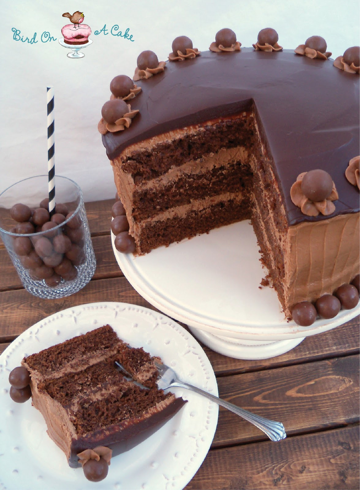 Triple Chocolate Cake
 Bird A Cake Triple Chocolate Malt Cake