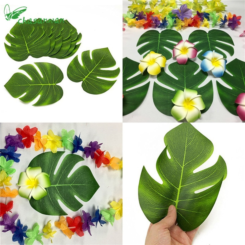 Tropical Beach Party Ideas
 CHASANWAN Wedding Table Decor 24Pc Artificial Tropical