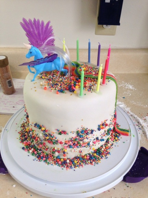 Tumblr Birthday Cake
 unicorn birthday cake