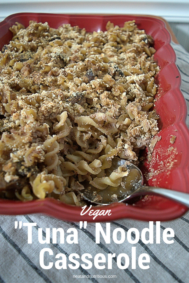 Tuna Noodle Casserole For Two
 Vegan "Tuna" Noodle Casserole
