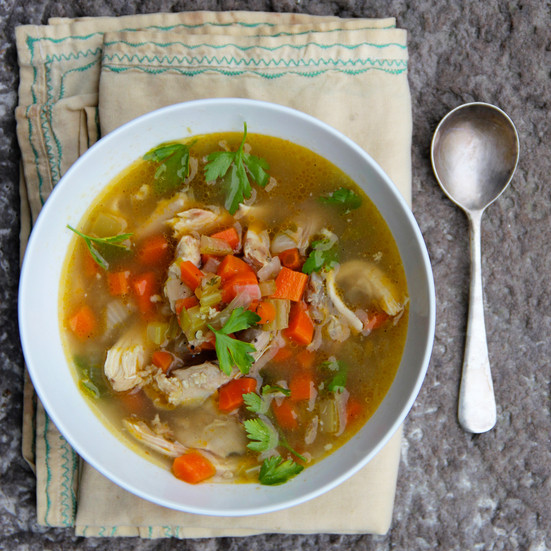 Turkey Carcass Soup Slow Cooker
 Slow Cooker Turkey Soup Recipe Ian Knauer