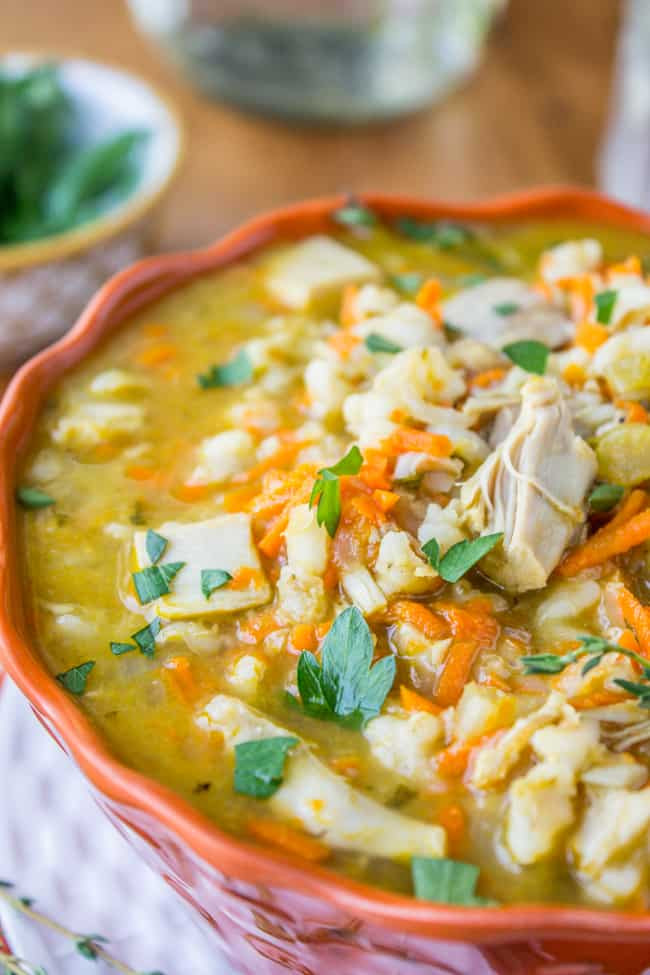 Turkey Carcass Soup Slow Cooker
 Turkey Barley Soup Slow Cooker The Food Charlatan