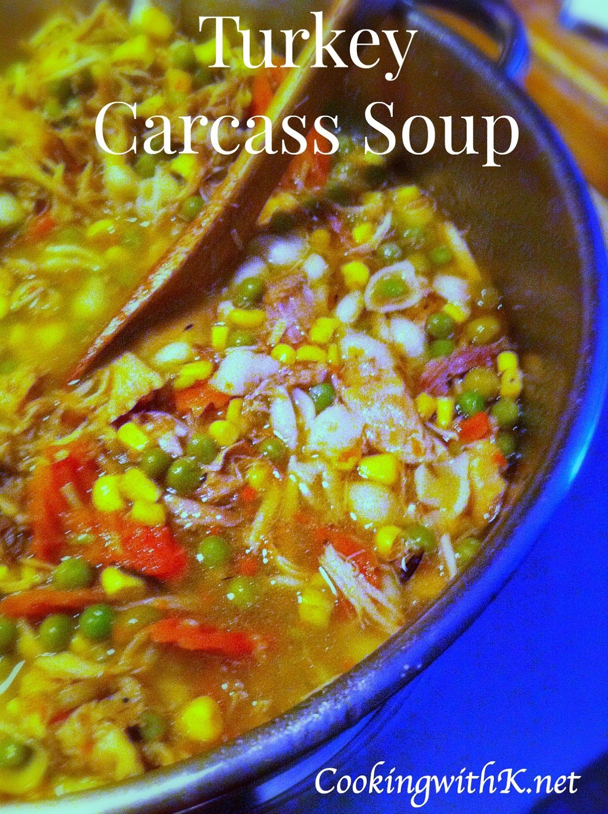 Turkey Carcass Soup Slow Cooker
 Turkey Carcass Soup What to do with Leftover Turkey