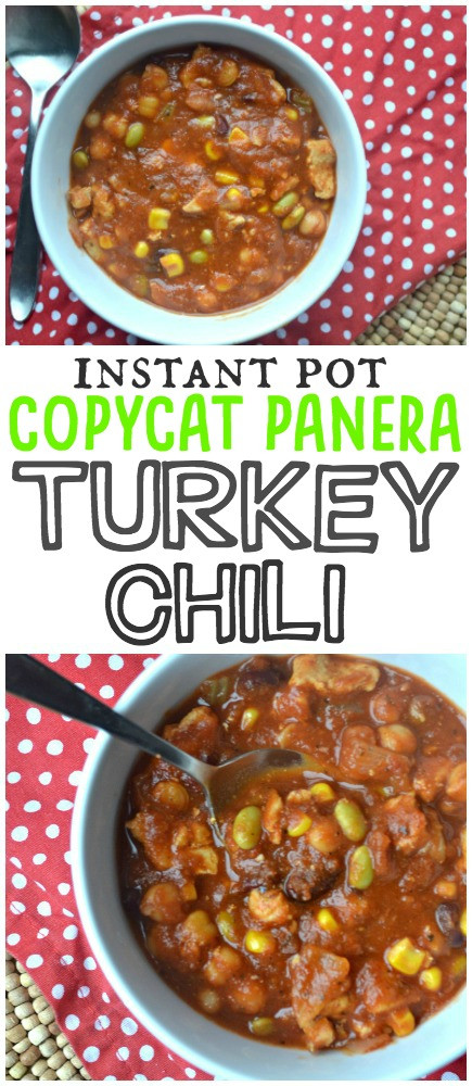 Turkey Chili Panera
 Copycat Panera Turkey Chili Instant Pot Recipe