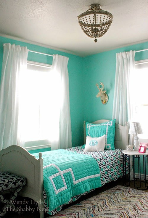 Turquoise Bedroom Walls
 41 Unique and Awesome Turquoise Bedroom Designs The