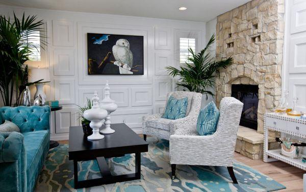 Turquoise Rug Living Room
 Decorating With Turquoise Colors of Nature & Aqua Exoticness