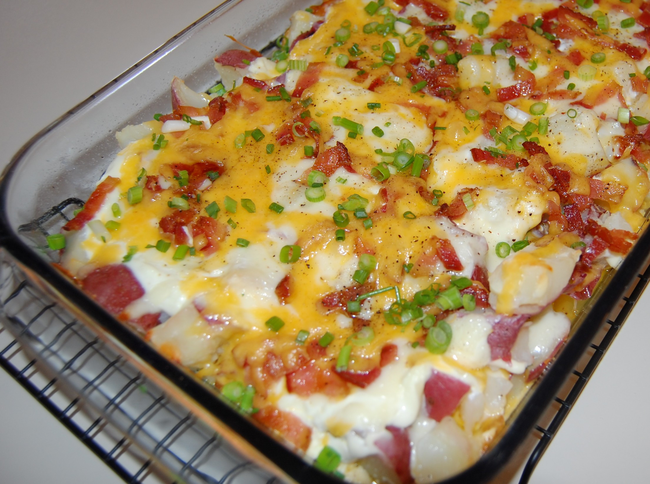 Twice Baked Potato Casserole
 Twice Baked Potato Casserole