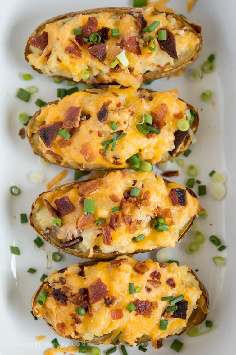 Twice Baked Potato
 Twice Baked Potatoes A classic side dish recipe with