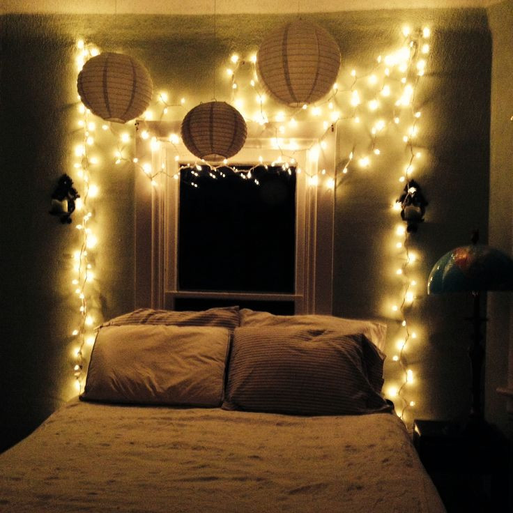 Twinkling Lights For Bedroom
 My bedroom oasis Twinkle lights white and stripes