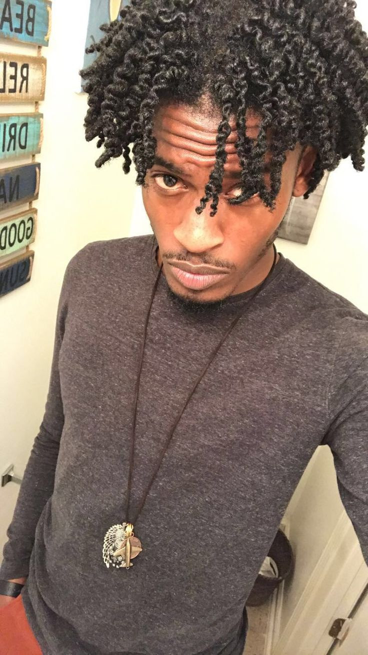 Twist Hairstyles Male
 Two strand twist out Black Male Hair