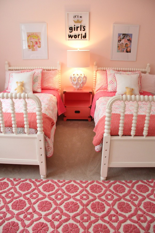 Two Girls In Bedroom
 MONDAY MAKEOVER – SHARED LITTLE GIRLS ROOM