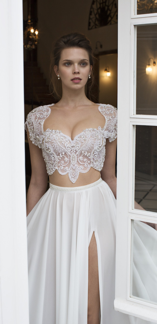 Two Piece Wedding Gowns
 Bridal Trends Two Piece Wedding Dresses Belle The Magazine