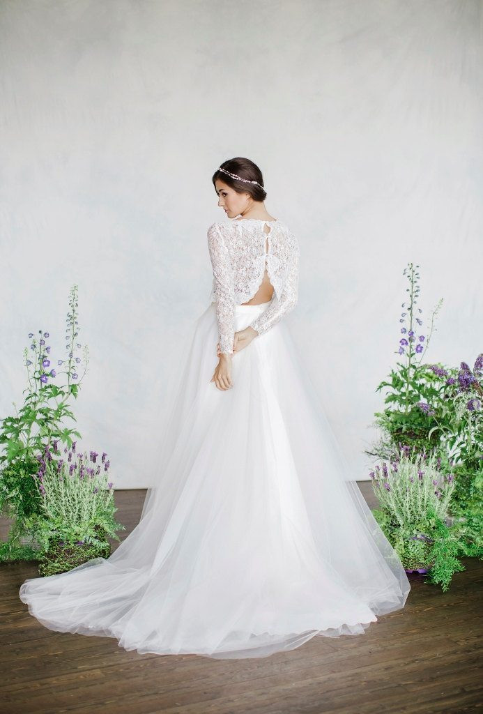 Two Piece Wedding Gowns
 Two Piece Wedding Dresses for the Non Traditional Bride