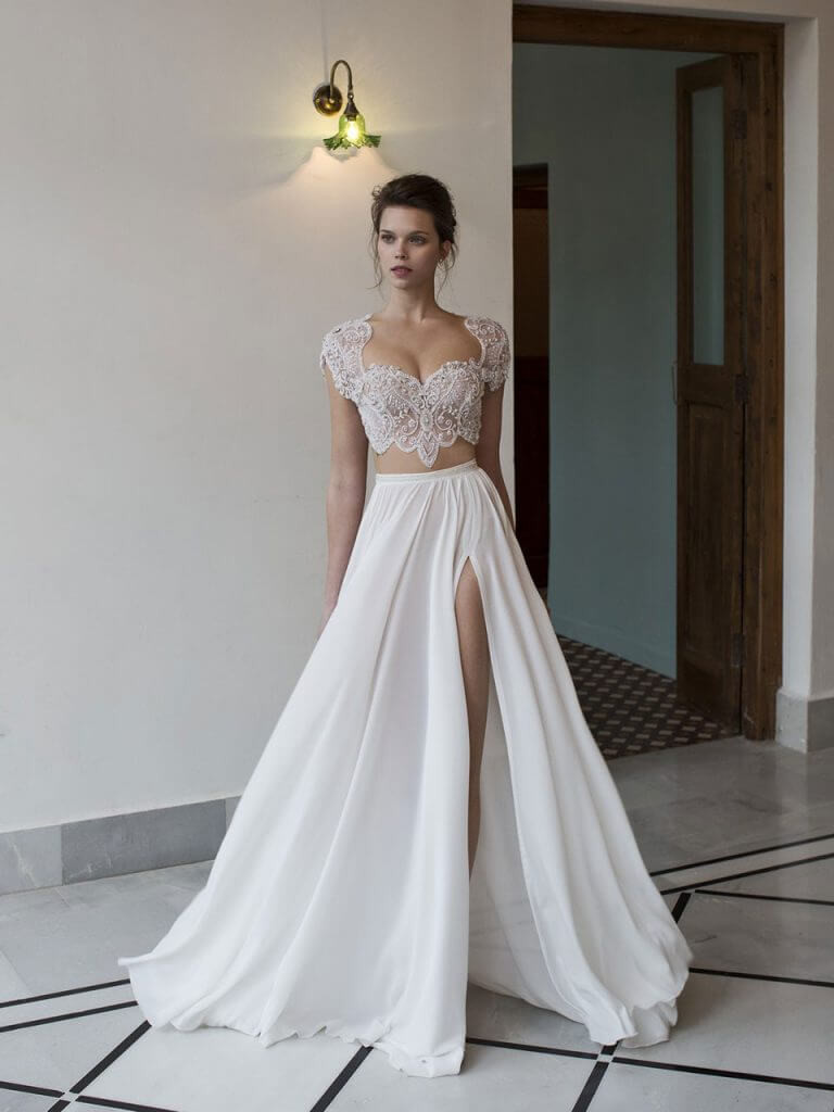 Two Piece Wedding Gowns
 Possibly the Most Epic Selection of Two Piece Wedding