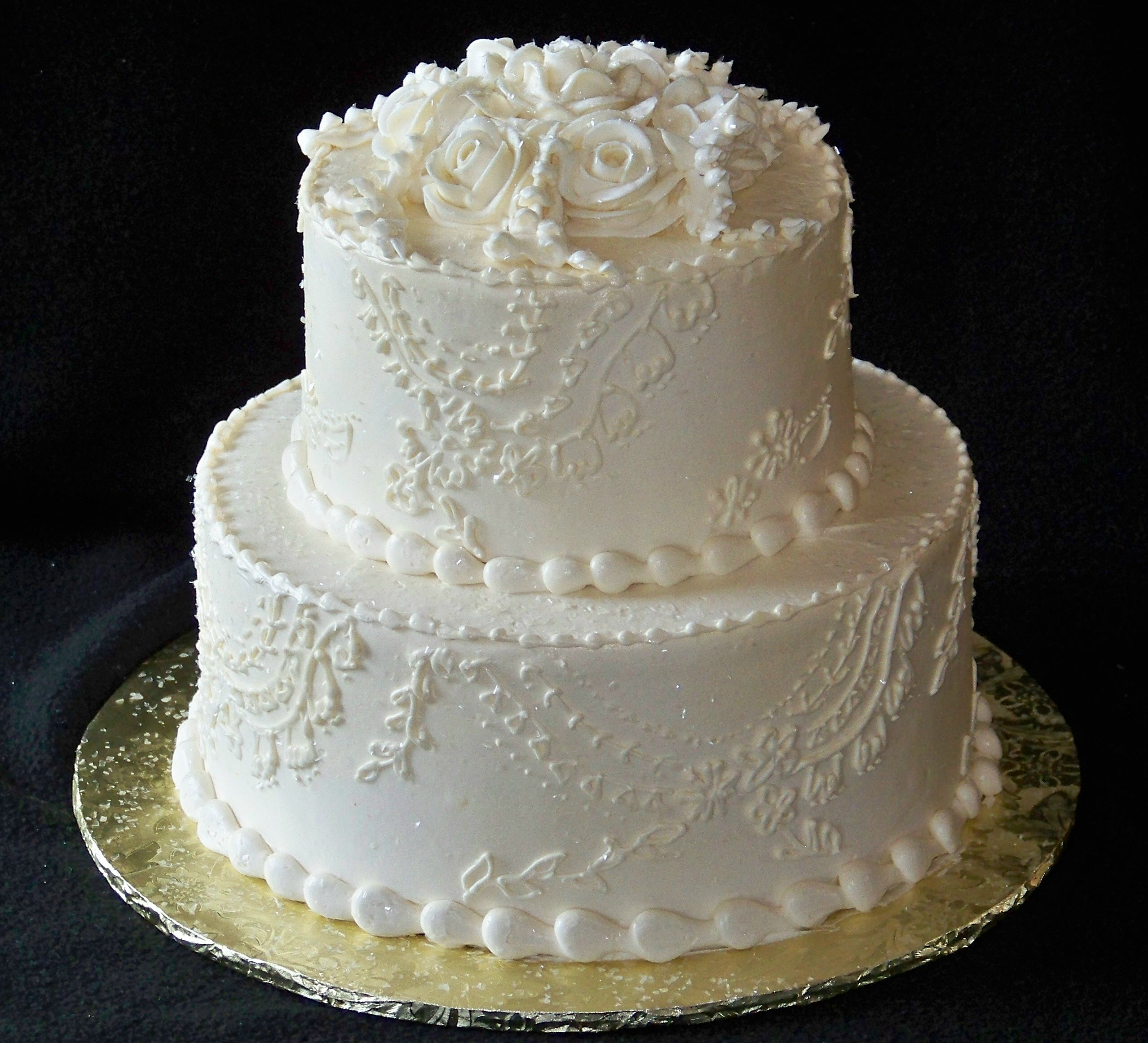 Two Tier Wedding Cake
 tieredspecialoccasioncakes2