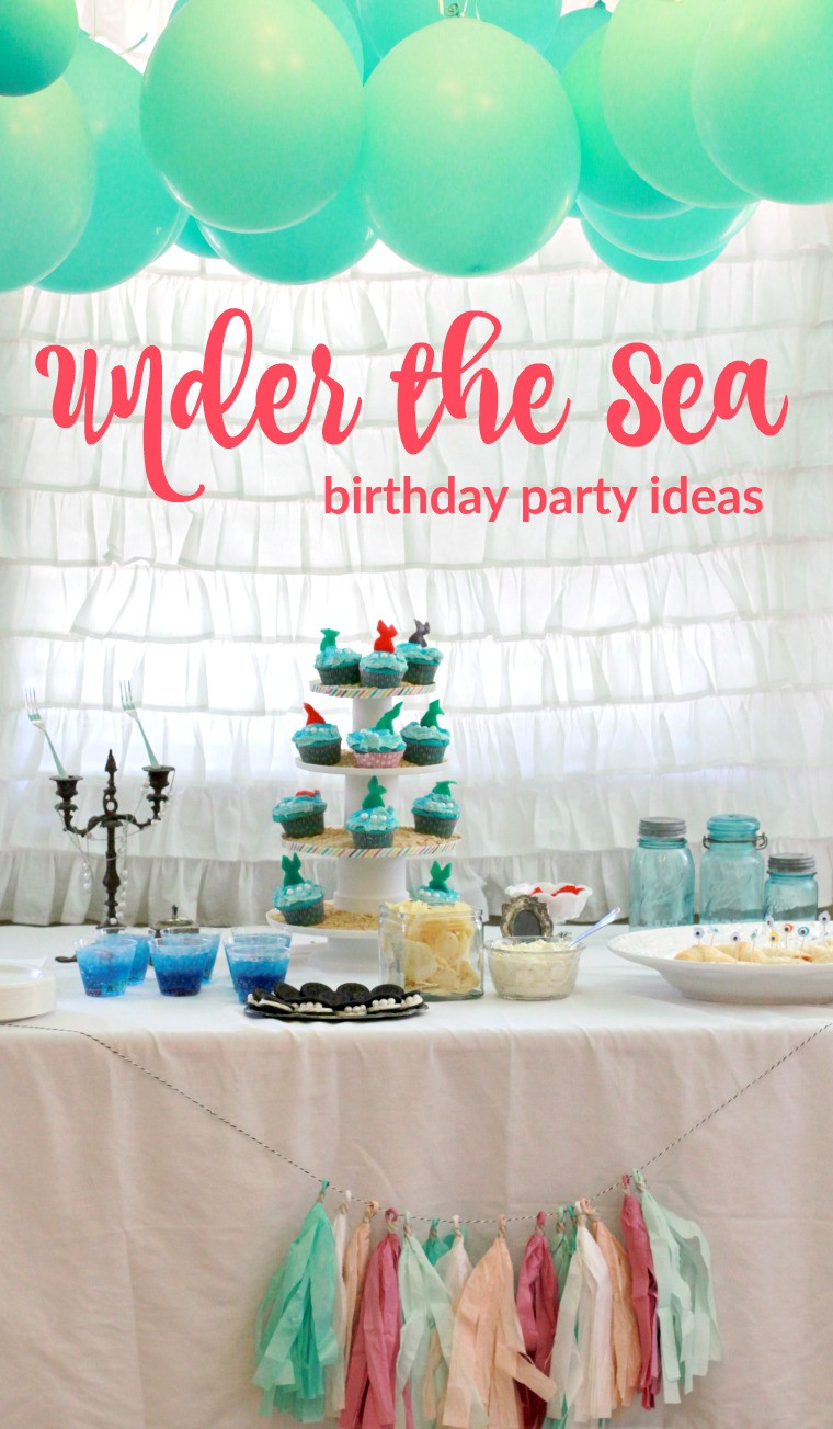 Under The Sea Birthday Decorations
 Painted Confetti