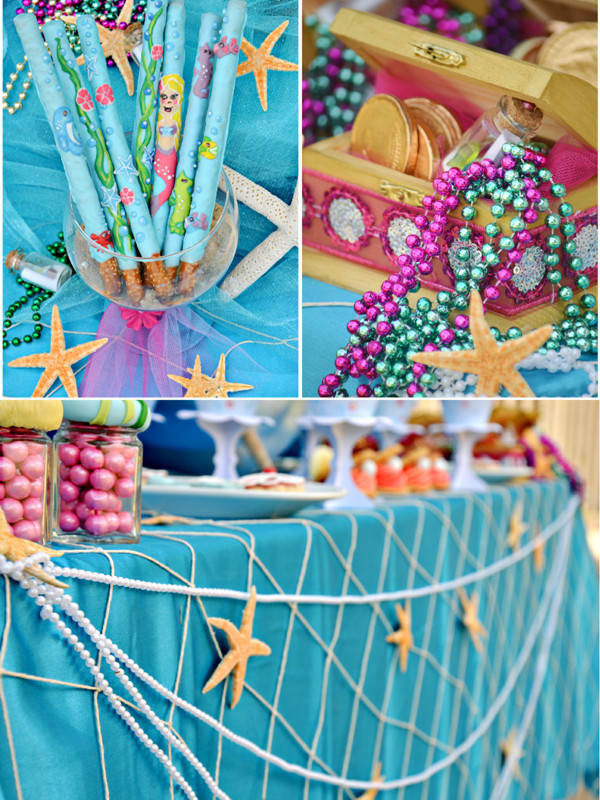 Under The Sea Birthday Decorations
 Under The Sea Mermaid Birthday Party Party Ideas