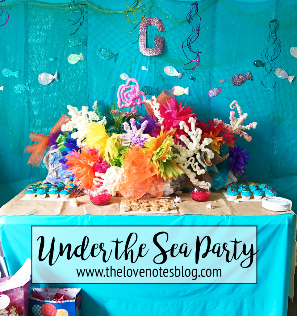 Under The Sea Birthday Decorations
 Under the Sea Birthday Party Theme