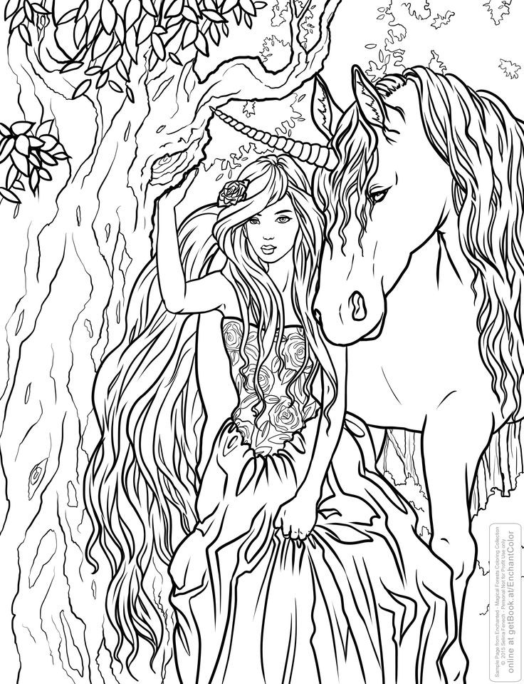 Unicorn Adult Coloring Book
 45 best LineArt Unicorns images on Pinterest